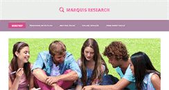 Desktop Screenshot of marquisresearch.com